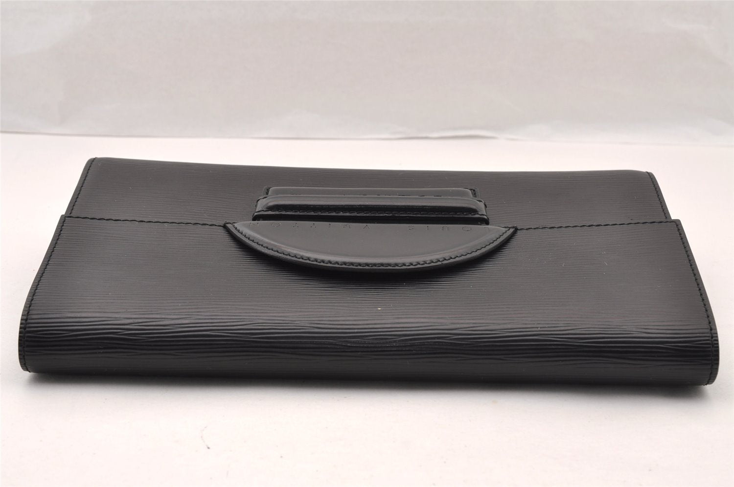 Authentic Louis Vuitton Epi Chaillot Clutch Hand Bag Black M52542 LV 4724I