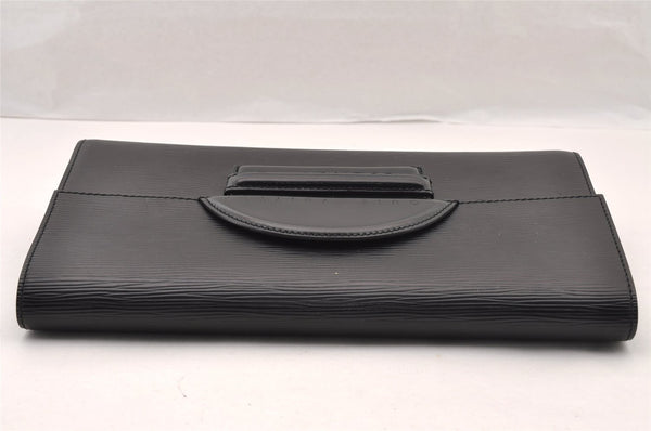 Authentic Louis Vuitton Epi Chaillot Clutch Hand Bag Black M52542 LV 4724I
