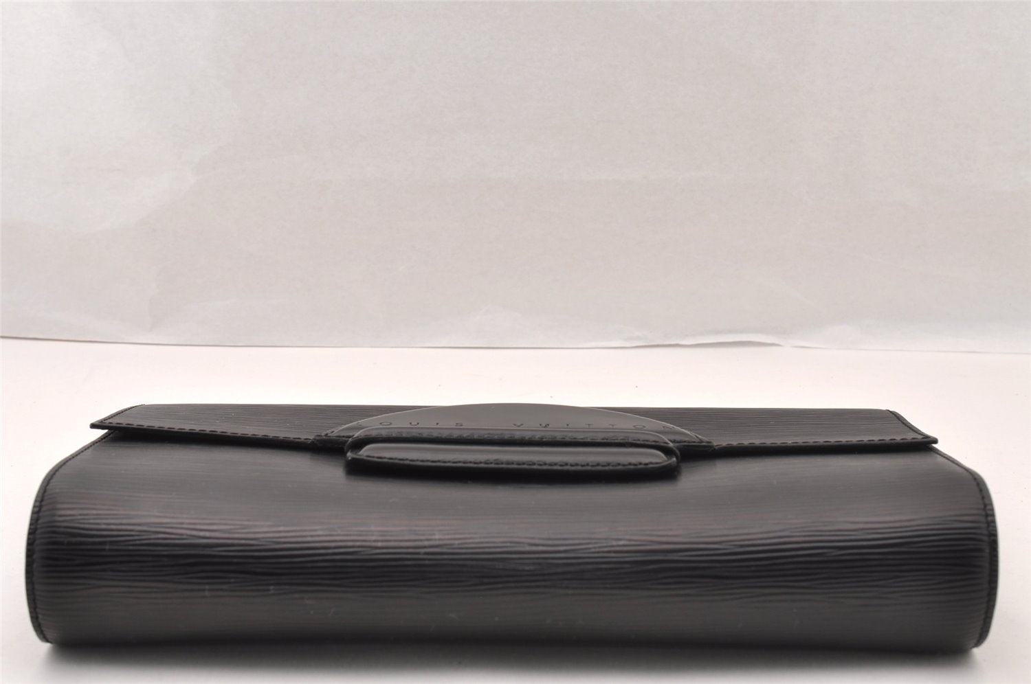 Authentic Louis Vuitton Epi Chaillot Clutch Hand Bag Black M52542 LV 4724I