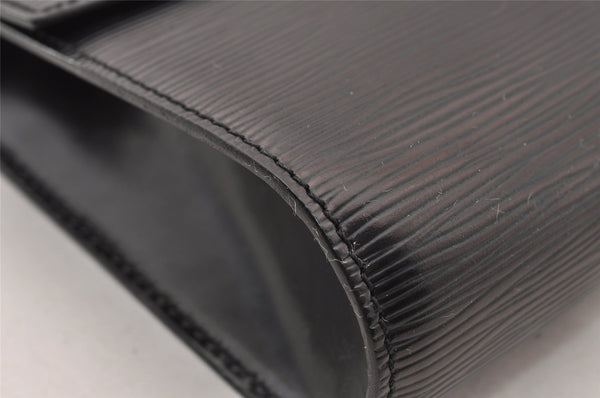 Authentic Louis Vuitton Epi Chaillot Clutch Hand Bag Black M52542 LV 4724I