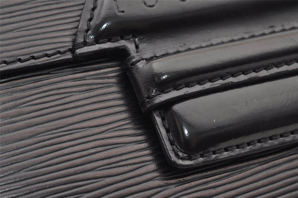 Authentic Louis Vuitton Epi Chaillot Clutch Hand Bag Black M52542 LV 4724I