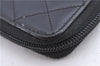 Authentic CHANEL Calf Skin Cambon Line CC Logo Long Wallet Purse Black 4725A