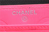 Authentic CHANEL Calf Skin Cambon Line CC Logo Long Wallet Purse Black 4725A