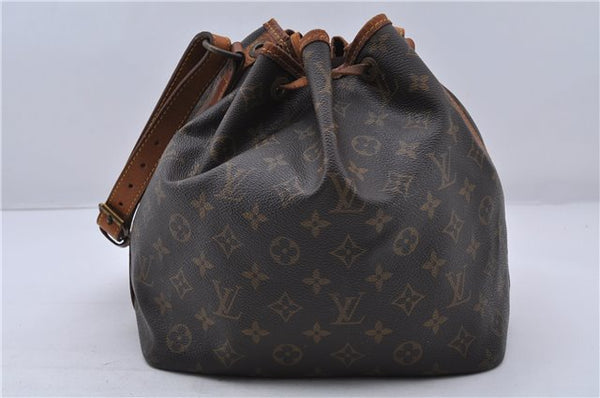 Authentic LOUIS VUITTON Monogram Petit Noe Shoulder Bag M42226 LV 4725C