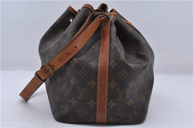 Authentic LOUIS VUITTON Monogram Petit Noe Shoulder Bag M42226 LV 4725C