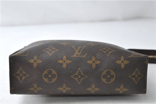 Auth Louis Vuitton Monogram Poche Toilette 19 Cosmetics Pouch M47544 LV 4725D