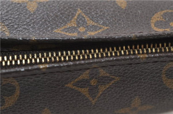 Auth Louis Vuitton Monogram Poche Toilette 19 Cosmetics Pouch M47544 LV 4725D