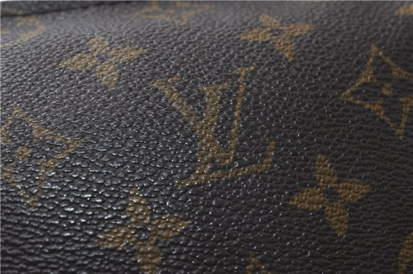 Auth Louis Vuitton Monogram Poche Toilette 19 Cosmetics Pouch M47544 LV 4725D