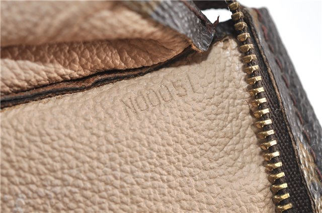 Auth Louis Vuitton Monogram Poche Toilette 19 Cosmetics Pouch M47544 LV 4725D