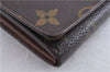 Auth Louis Vuitton Monogram Porte Monnaie Billets Tresor Wallet M61730 LV 4725F