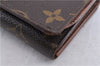 Auth Louis Vuitton Monogram Porte Monnaie Billets Tresor Wallet M61730 LV 4725F