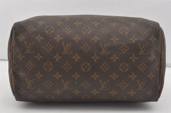 Authentic Louis Vuitton Monogram Speedy 30 Hand Boston Bag Old Model LV 4725I