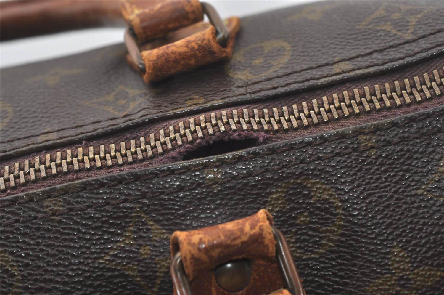 Authentic Louis Vuitton Monogram Speedy 30 Hand Boston Bag Old Model LV 4725I