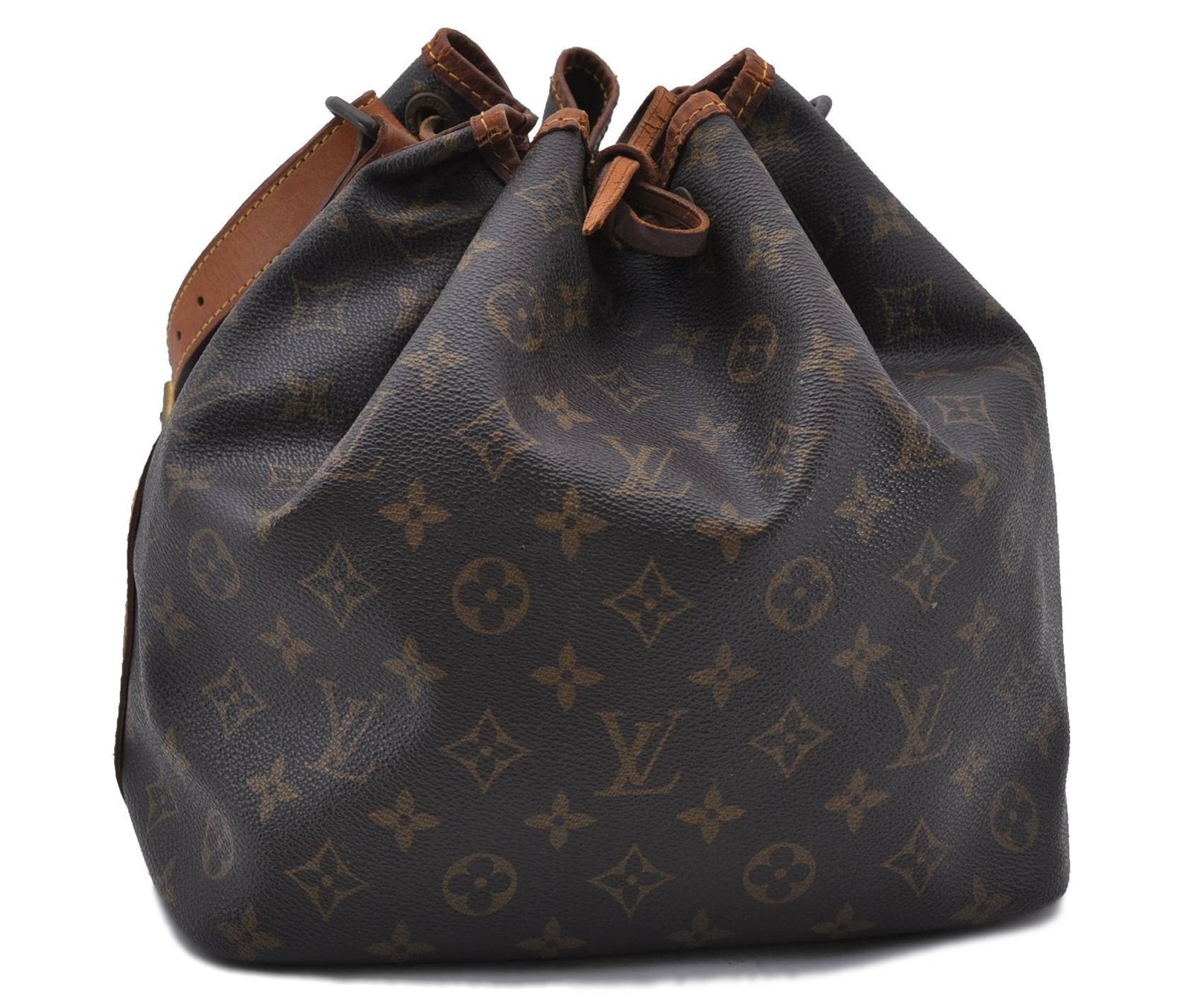 Authentic LOUIS VUITTON Monogram Petit Noe Shoulder Bag M42226 LV 4725C