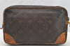 Authentic Louis Vuitton Monogram Marly Dragonne GM M51825 Clutch Bag Junk 4726I
