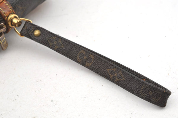 Authentic Louis Vuitton Monogram Marly Dragonne GM M51825 Clutch Bag Junk 4726I