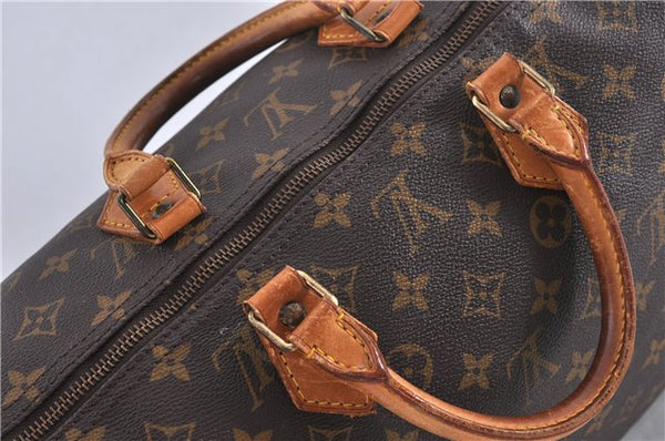 Authentic LOUIS VUITTON Monogram Speedy 40 Hand Bag M41522 LV 4727C