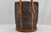 Authentic Louis Vuitton Monogram Bucket GM Shoulder Tote Bag M42236 Junk 4727I