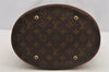 Authentic Louis Vuitton Monogram Bucket GM Shoulder Tote Bag M42236 Junk 4727I