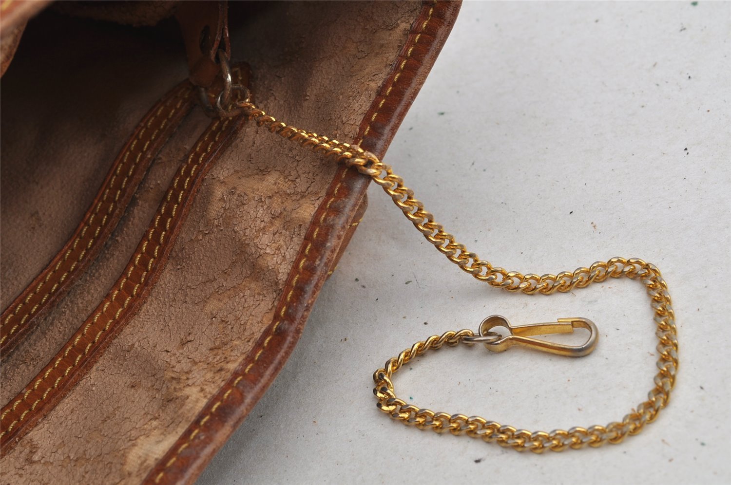 Authentic Louis Vuitton Monogram Bucket GM Shoulder Tote Bag M42236 Junk 4727I