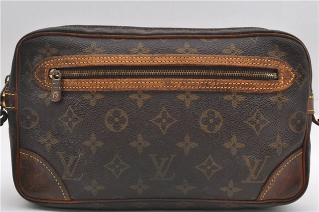 Auth Louis Vuitton Monogram Marly Dragonne GM Clutch Hand Bag M51825 LV 4728D