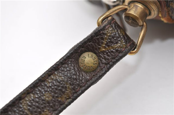 Auth Louis Vuitton Monogram Marly Dragonne GM Clutch Hand Bag M51825 LV 4728D