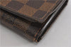 Authentic Louis Vuitton Damier Porte Monnaie Billets Tresor N61736 Wallet 4728F