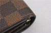 Authentic Louis Vuitton Damier Porte Monnaie Billets Tresor N61736 Wallet 4728F