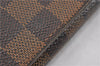 Authentic Louis Vuitton Damier Porte Monnaie Billets Tresor N61736 Wallet 4728F