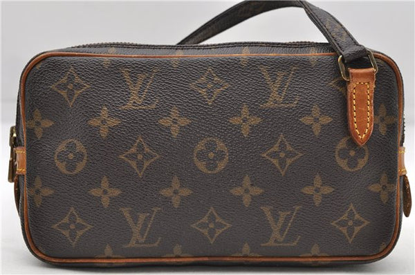 Auth Louis Vuitton Monogram Marly Bandouliere Shoulder Cross Bag M51828 LV 4729D