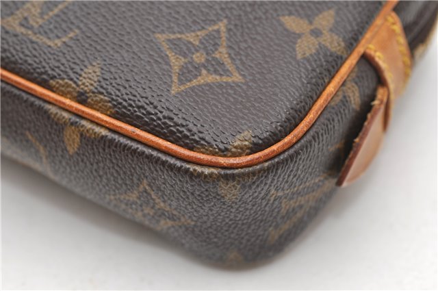 Auth Louis Vuitton Monogram Marly Bandouliere Shoulder Cross Bag M51828 LV 4729D