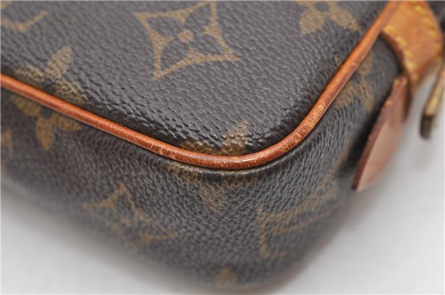 Auth Louis Vuitton Monogram Marly Bandouliere Shoulder Cross Bag M51828 LV 4729D
