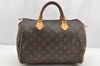 Authentic Louis Vuitton Monogram Speedy 30 Hand Boston Bag M41526 LV 4729I