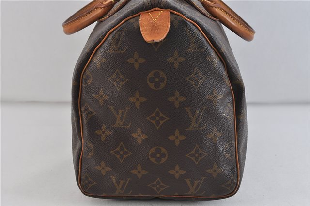 Authentic LOUIS VUITTON Monogram Speedy 30 Hand Bag Purse M41526 LV 4730C