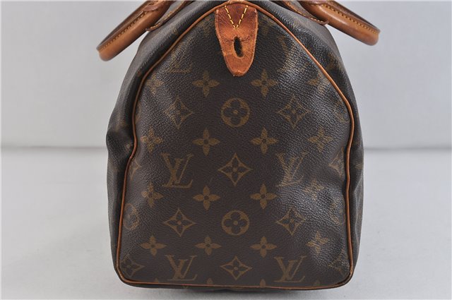 Authentic LOUIS VUITTON Monogram Speedy 30 Hand Bag Purse M41526 LV 4730C