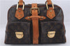 Authentic Louis Vuitton Monogram Manhattan GM Hand Bag M40025 LV 4730D