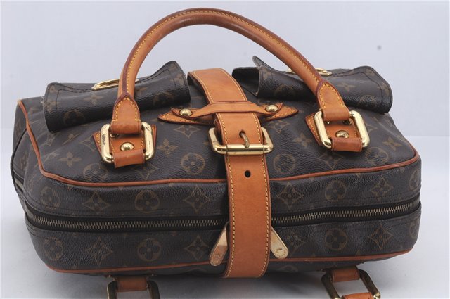 Authentic Louis Vuitton Monogram Manhattan GM Hand Bag M40025 LV 4730D