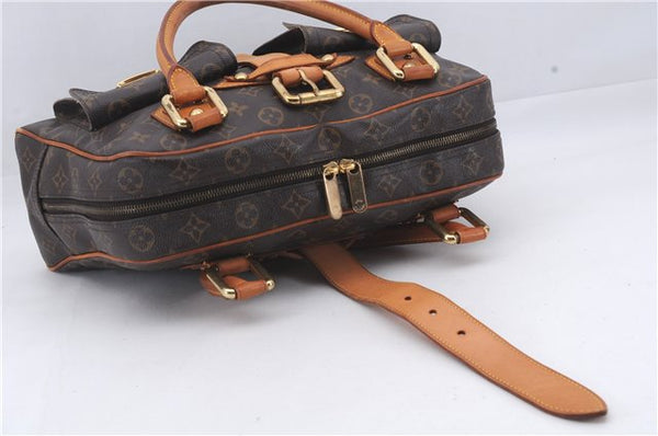 Authentic Louis Vuitton Monogram Manhattan GM Hand Bag M40025 LV 4730D