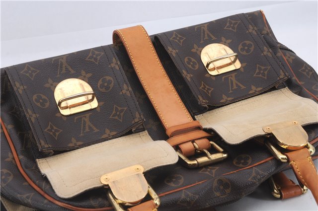 Authentic Louis Vuitton Monogram Manhattan GM Hand Bag M40025 LV 4730D