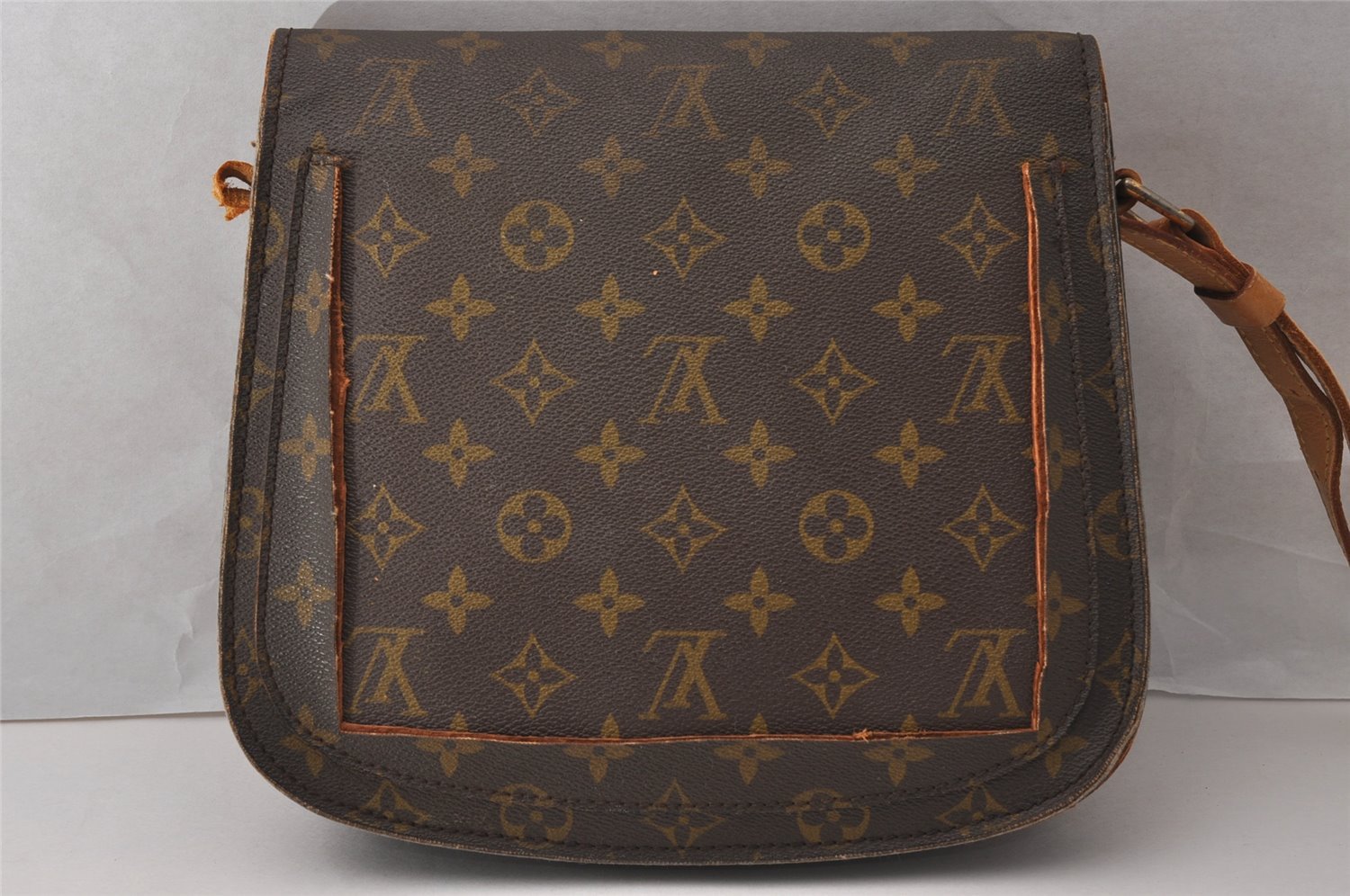 Auth Louis Vuitton Monogram Saint Cloud GM Shoulder Bag Old Model Junk 4730I