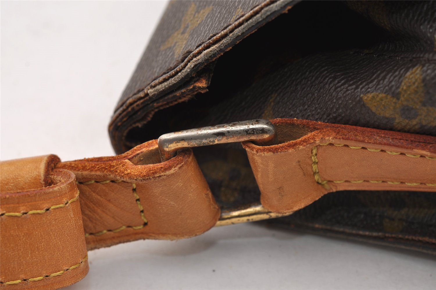 Auth Louis Vuitton Monogram Saint Cloud GM Shoulder Bag Old Model Junk 4730I