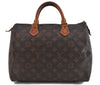 Authentic LOUIS VUITTON Monogram Speedy 30 Hand Bag Purse M41526 LV 4730C