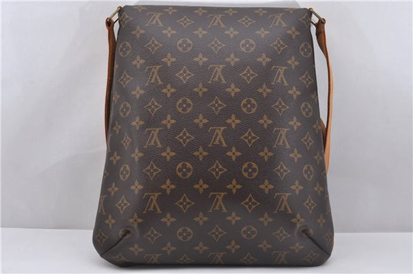 Authentic Louis Vuitton Monogram Musette Shoulder Cross Body Bag M51256 LV 4732D