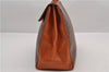 Authentic CELINE Macadam Blason Shoulder Hand Bag Purse PVC Leather Brown 4733F