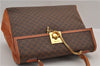 Authentic CELINE Macadam Blason Shoulder Hand Bag Purse PVC Leather Brown 4733F