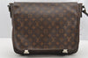 Auth Louis Vuitton Monogram Macassar Clarence Shoulder Bag M40936 Junk 4733I