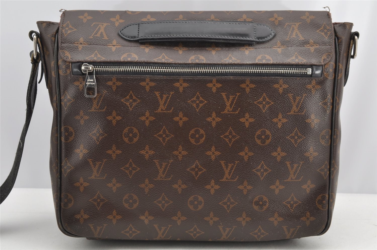 Auth Louis Vuitton Monogram Macassar Clarence Shoulder Bag M40936 Junk 4733I