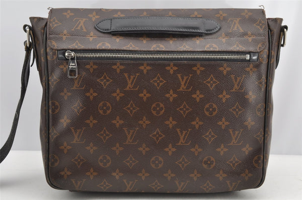 Auth Louis Vuitton Monogram Macassar Clarence Shoulder Bag M40936 Junk 4733I