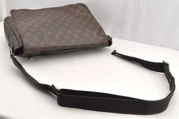 Auth Louis Vuitton Monogram Macassar Clarence Shoulder Bag M40936 Junk 4733I