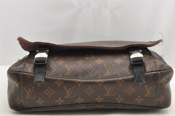 Auth Louis Vuitton Monogram Macassar Clarence Shoulder Bag M40936 Junk 4733I